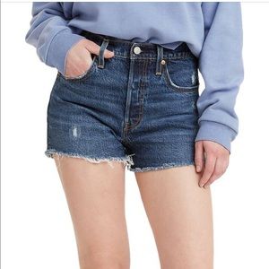Levi’s 501 original cutoff denim shorts